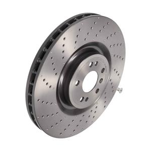 Remschijf COATED DISC LINE BREMBO, Remschijftype: Geperforeerd / Geventileerd, u.a. für Mercedes-Benz