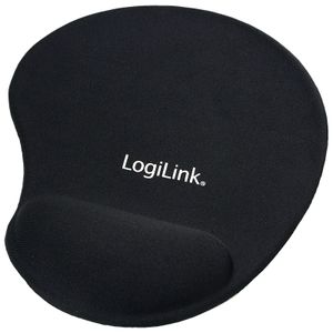 LogiLink ID0027 Muismat met polssteun Ergonomisch Zwart