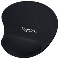 LogiLink ID0027 Muismat met polssteun Ergonomisch Zwart - thumbnail