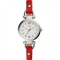 Horlogeband Fossil ES4119 Leder Rood 7mm - thumbnail