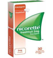 Nicorette Kauwgom 2mg Freshfruit (30st)