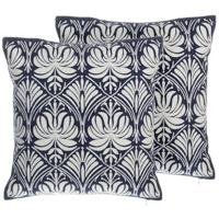 Beliani-NEMESIA -Sierkussen set van 2-Blauw-45 x 45 cm-Katoen