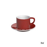 Loveramics bond cappuccino tas en ondertas (150ml) rood - thumbnail