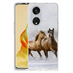 OPPO Reno8 T 5G TPU Hoesje Paarden