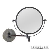 Daylon Brass matt small mirror round