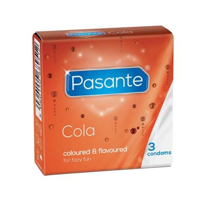 Pasante Fizzy Cola Condooms Met Cola-smaak 3 stuks