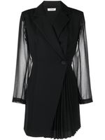 SANDRO panelled blazer dress - Noir