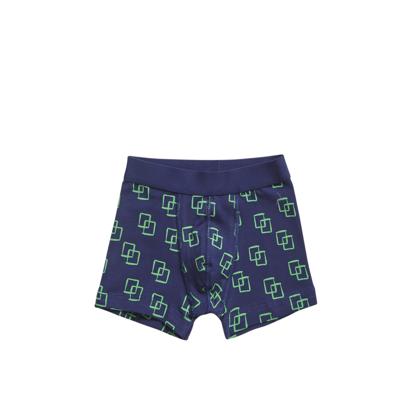 Ten Cate Boys short Squares Navy Green-110/116