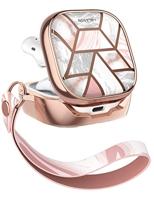 i-Blason Cosmo Beschermhoes voor Galaxy Buds Live (2020)/Pro (2021)/2 (2021), Marmer Roze