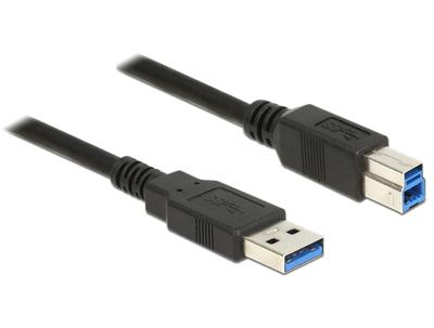 DeLOCK 85067 USB-kabel 1,5 m 3.2 Gen 1 (3.1 Gen 1) USB A USB B Zwart