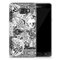 Silicone Back Case Samsung Galaxy A3 2016 Skulls Angel