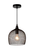 Lucide MESH - Hanglamp - Ø 22 cm - 1xE27 - Zwart