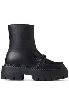 Jimmy Choo bottines Bryer à ornements en cristal - Noir