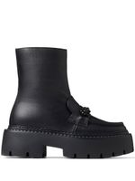 Jimmy Choo bottines Bryer à ornements en cristal - Noir - thumbnail