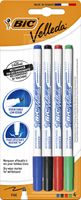 Viltstift Bic 1721 whiteboard rond 1.5mm blister ÃƒÆ' 4 stuks assorti