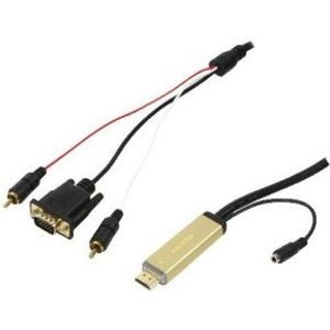 LogiLink CV0052A video kabel adapter HDMI naar VGA/audio