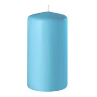 1x Kaarsen turquoise 6 x 10 cm 36 branduren sfeerkaarsen   -