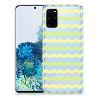 Samsung Galaxy S20 Plus TPU bumper Waves Yellow Samsung Galaxy S20 Plus TPU bumper Waves Yellow