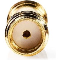 SMA-Adapter | SMA Female | SMA Female | Verguld | 50 Ohm | Recht | Koper | Goud | 2 Stuks | Doos - thumbnail