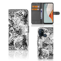 Telefoonhoesje met Naam OnePlus Nord N100 Skulls Angel