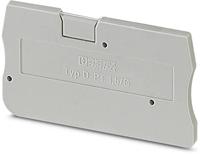 PHOENIX CONTACT D-PT 1,5/S afsluitdeksel, 45 mm lengte, 2,2 mm breedte, 24,3 mm hoogte, grijs, 50 stuks