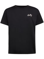 Bally t-shirt en coton biologique à logo brodé - Noir