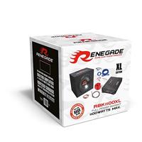 Renegade RBK1100XL Subwoofer + versterker + bijpassende kabelset baspack 1100 Watt
