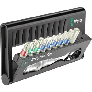 Wera Bicycle Set 9 05004177001 Bitset Kruiskop Phillips, Torx, Inbus, Buiten-vierkant