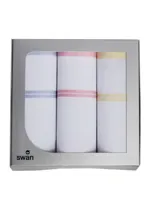 Dames zakdoeken Summer 3-pak - Cadeauverpakking katoenen zakdoeken