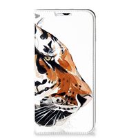 Bookcase Samsung Galaxy A23 Watercolor Tiger