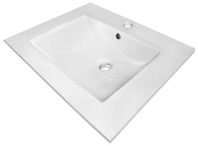 Kerra Calpe inbouw wastafel 61x46,5cm wit