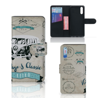 Huawei P20 Telefoonhoesje met foto Retro VW Bus