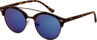 AZ Eyewear zonnebril unisex turtle met blauwe spiegellens (AZ 2180)