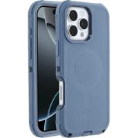 OtterBox Defender Series MagSafe Hoes voor iPhone 16 Pro Max, schokbestendig, valbestendig, ultrastevig, beschermende hoes, 7x getest volgens militaire standaard, Blauw