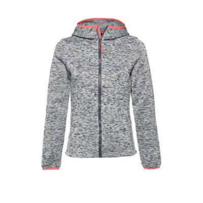 Scapino Mountain Peak outdoor vest grijs melange/roze Scapino Mountain Peak outdoor vest grijs melange/roze