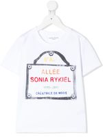 SONIA RYKIEL ENFANT t-shirt à logo imprimé - Blanc