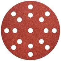 Metabo Accessoires Hechtschuurpapier | Ø 125 mm multiperforatie | P 100 | hout en metaal (50 st.) - 626851000