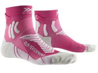 X-Socks hardloopsokken Run Performance dames roze/grijs