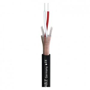 Sommer Cable 200-0011 Microfoonkabel LiY 2 x 0.22 mm² Zwart per meter