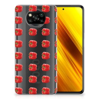 Xiaomi Poco X3 | Poco X3 Pro Siliconen Case Paprika Red Xiaomi Poco X3 | Poco X3 Pro Siliconen Case Paprika Red
