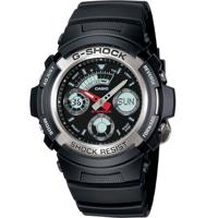Casio AW-590-1A horloge Armbandhorloge Man Zwart, Roestvrijstaal