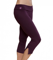 Yogabroek 'Chatvari' bordeaux S - S