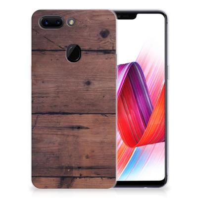OPPO R15 Pro Bumper Hoesje Old Wood