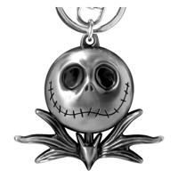 Nightmare Before Christmas Metal Keychain Jack Head - thumbnail