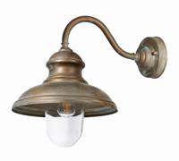 Moretti Luce Rechte buitenlamp Little Mill - verouderd messing 3351.T.AR