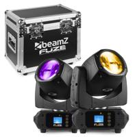 Beamz BeamZ FUZE75B movinghead (2 stuks) in flightcase - thumbnail