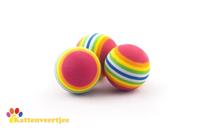 Regenboog balletjes 3st.