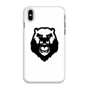 Angry Bear (white): iPhone X Tough Case