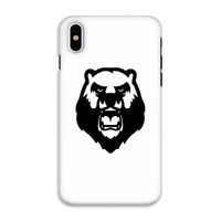 Angry Bear (white): iPhone X Tough Case - thumbnail