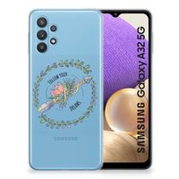 Samsung Galaxy A32 5G Telefoonhoesje met Naam Boho Dreams